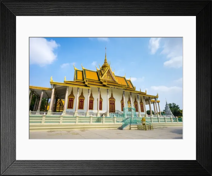 Framed Print : The Silver Pagoda (Wat Preah Keo Morakot), Royal Palace, Phnom Penh, Cambodia, Indochina Framed Print : The Silver Pagoda (Wat Preah Keo Morakot), Royal Palace, Phnom Penh, Cambodia, Indochina