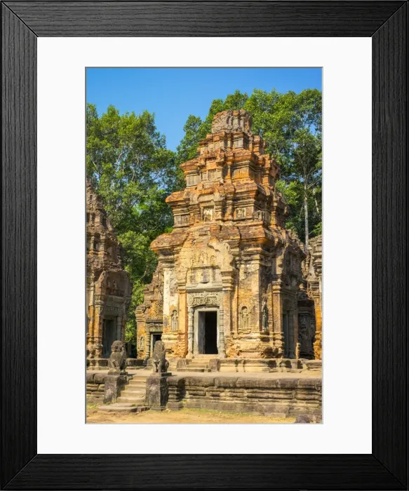 Framed Print : Prasat Preah Ko temple ruins, Roluos, UNESCO World Heritage Site, Siem Reap Province Framed Print : Prasat Preah Ko temple ruins, Roluos, UNESCO World Heritage Site, Siem Reap Province