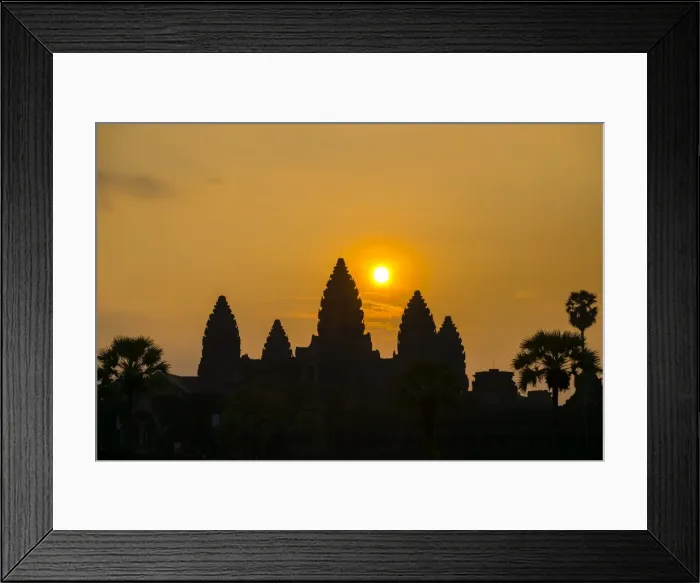 Framed Print : Angkor Wat at sunrise, UNESCO World Heritage Site, Siem Reap Province, Cambodia, Indochina Framed Print : Angkor Wat at sunrise, UNESCO World Heritage Site, Siem Reap Province, Cambodia, Indochina