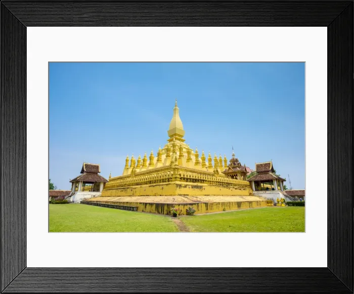 Framed Print : Pha That Luang golden stupa, Vientiane, Laos, Indochina, Southeast Asia, Asia Framed Print : Pha That Luang golden stupa, Vientiane, Laos, Indochina, Southeast Asia, Asia