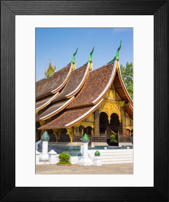 Framed Print : Wat Xieng Thong Buddhist temple, UNESCO World Heritage Site, Luang Prabang, Louangphabang Province Framed Print : Wat Xieng Thong Buddhist temple, UNESCO World Heritage Site, Luang Prabang, Louangphabang Province
