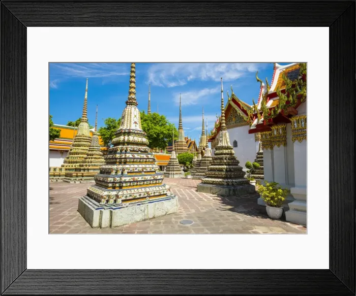 Framed Print : Stupas at Wat Pho (Temple of the Reclining Buddha), Bangkok, Thailand, Southeast Asia Framed Print : Stupas at Wat Pho (Temple of the Reclining Buddha), Bangkok, Thailand, Southeast Asia