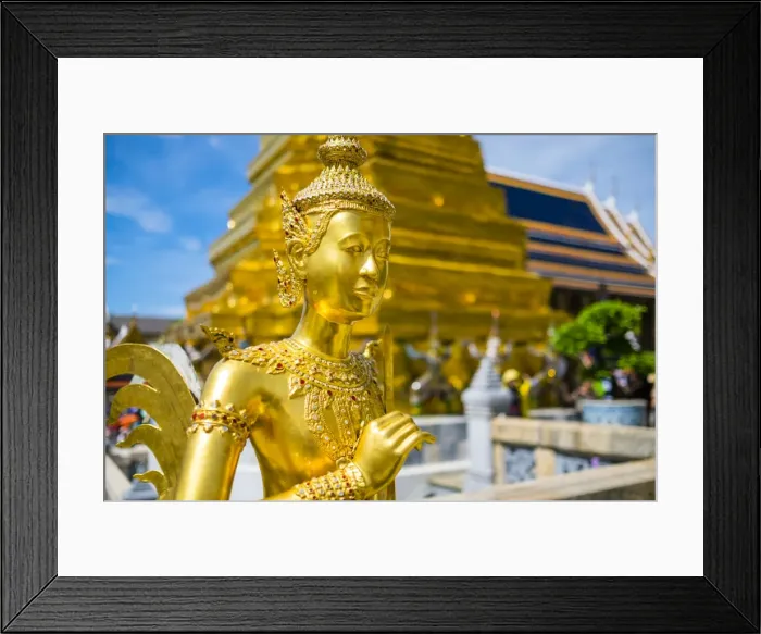 Framed Print : Kinnara statue at Temple of the Emerald Buddha (Wat Phra Kaew), Grand Palace complex Framed Print : Kinnara statue at Temple of the Emerald Buddha (Wat Phra Kaew), Grand Palace complex