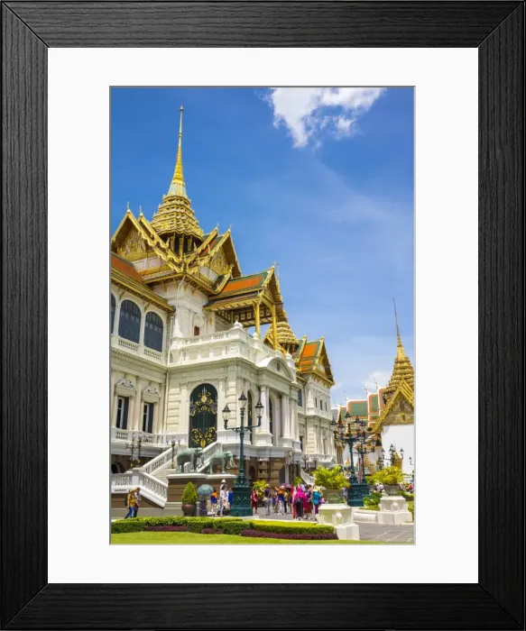 Framed Print : Phra Thinang Chakri Maha Prasat throne hall, Grand Palace complex, Bangkok, Thailand Framed Print : Phra Thinang Chakri Maha Prasat throne hall, Grand Palace complex, Bangkok, Thailand
