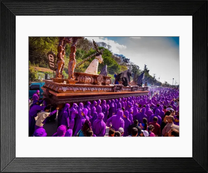 Framed Print : Holy Week Carpetas Parade, Antigua, Guatemala, Central America Framed Print : Holy Week Carpetas Parade, Antigua, Guatemala, Central America