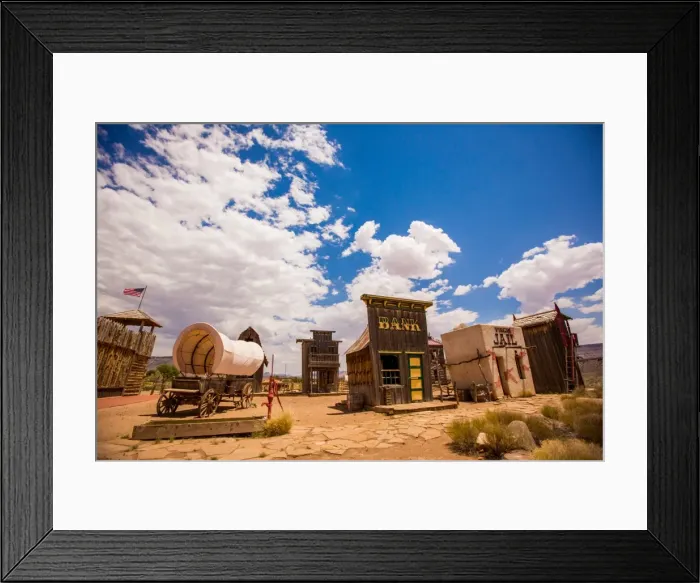 Framed Print : Ghost town, Virgin Trading Post, Utah, United States of America, North America Framed Print : Ghost town, Virgin Trading Post, Utah, United States of America, North America