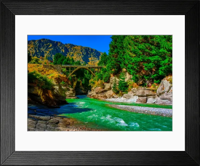 Framed Print : Shotover River, Queenstown, South Island, New Zealand, Pacific Framed Print : Shotover River, Queenstown, South Island, New Zealand, Pacific