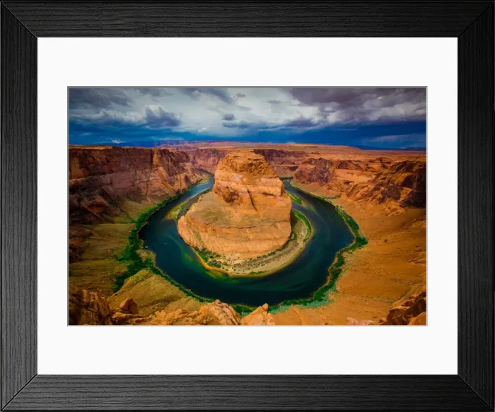 Framed Print : Horseshoe Bend on the Colorado River, Page, Arizona, United States of America, North Framed Print : Horseshoe Bend on the Colorado River, Page, Arizona, United States of America, North