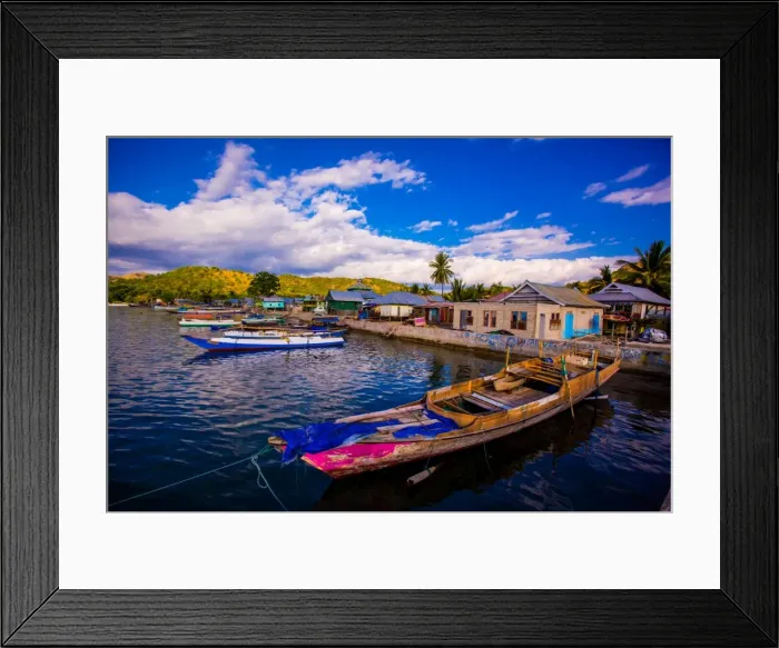 Framed Print : Fishing boats on Indonesian Islands, Indonesia, Southeast Asia, Asia Framed Print : Fishing boats on Indonesian Islands, Indonesia, Southeast Asia, Asia