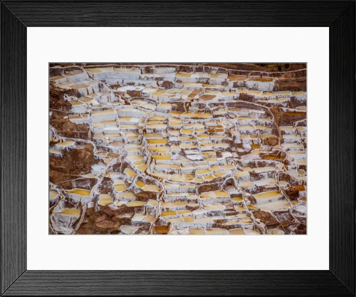 Framed Print : Salineras de Maras, Maras Salt Flats, Sacred Valley, Peru, South America Framed Print : Salineras de Maras, Maras Salt Flats, Sacred Valley, Peru, South America