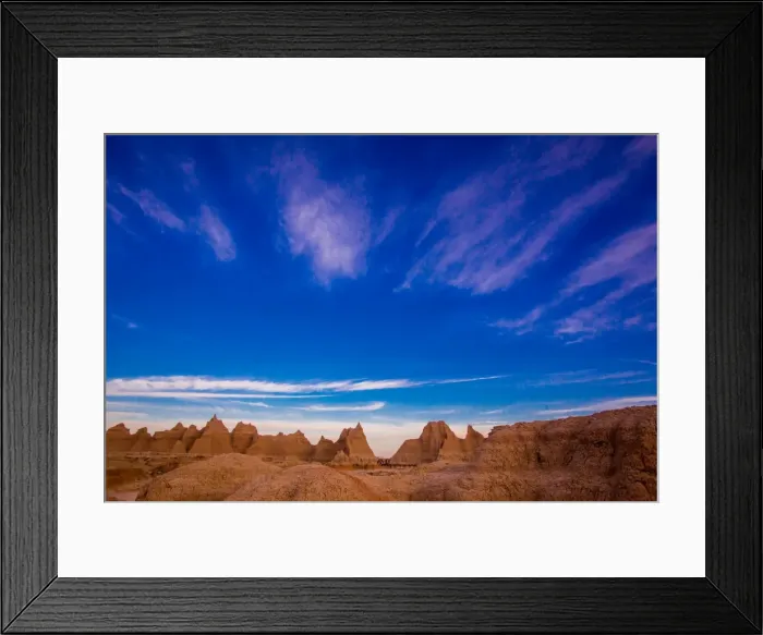 Framed Print : Sunrise at The Badlands, Black Hills, South Dakota, United States of America, North Framed Print : Sunrise at The Badlands, Black Hills, South Dakota, United States of America, North