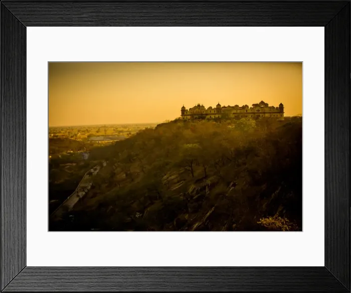 Framed Print : Hilltop ruins at sunset, Mathura, Uttar Pradesh, India, Asia Framed Print : Hilltop ruins at sunset, Mathura, Uttar Pradesh, India, Asia