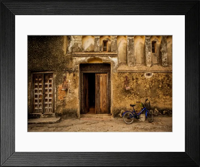 Framed Print : Arabic doorway in Stone Town, UNESCO World Heritage Site, Zanzibar Island, Tanzania Framed Print : Arabic doorway in Stone Town, UNESCO World Heritage Site, Zanzibar Island, Tanzania