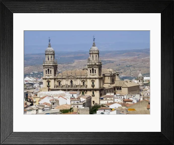Framed Print : West face of the Cathedral, Jaen, Andalucia, Spain, Europe Framed Print : West face of the Cathedral, Jaen, Andalucia, Spain, Europe