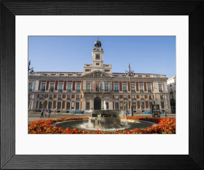 Framed Print : Puerto del Sol, Madrid, Spain, Europe Framed Print : Puerto del Sol, Madrid, Spain, Europe