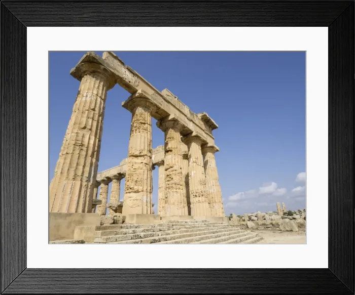 Framed Print : Temple of Selinunte, Sicily, Italy, Europe Framed Print : Temple of Selinunte, Sicily, Italy, Europe