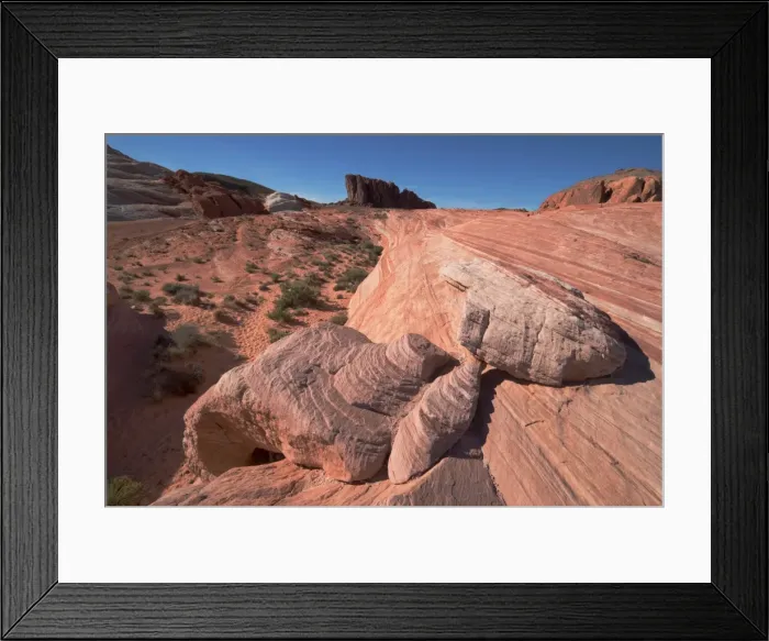Framed Print : The Fire Wave, Valley of Fire, near Las Vegas, Nevada, United States of America Framed Print : The Fire Wave, Valley of Fire, near Las Vegas, Nevada, United States of America