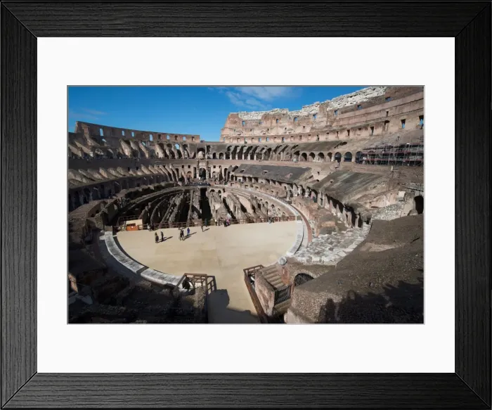 Framed Print : Remains of the Colosseum of Rome built around 70AD, allegedly the largest ever built Framed Print : Remains of the Colosseum of Rome built around 70AD, allegedly the largest ever built