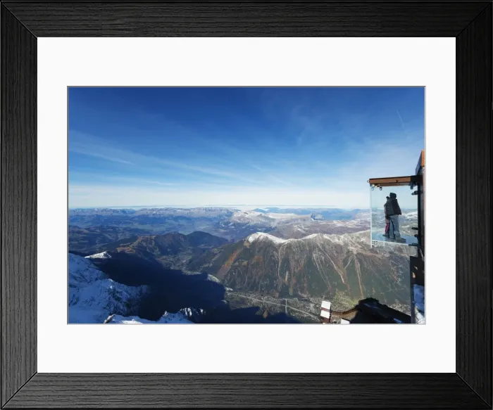 Framed Print : Into the Void viewing platform on Aiguille du Midi, Chamonix, Rhone Alpes, Haute Savoie Framed Print : Into the Void viewing platform on Aiguille du Midi, Chamonix, Rhone Alpes, Haute Savoie