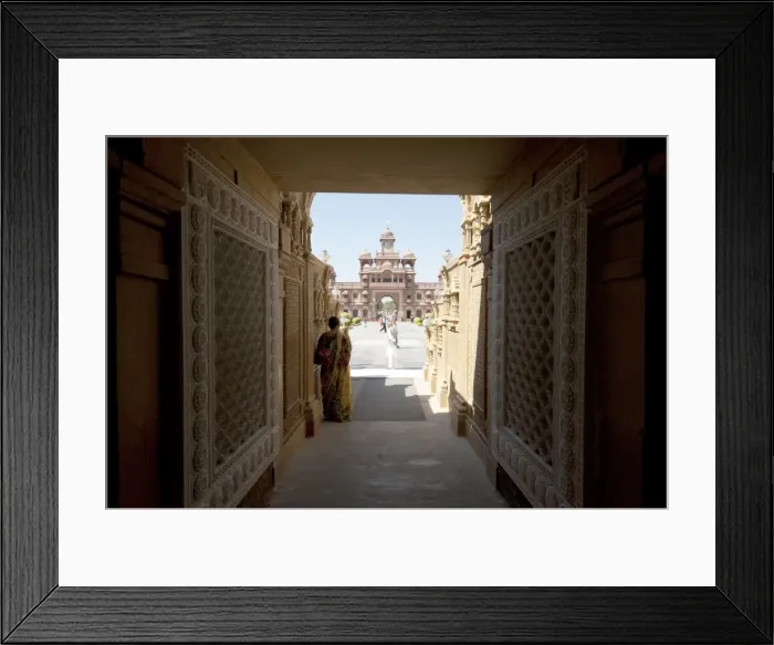 Framed Print : Entrance to the Jain Swaminarayan temple, Gondal, Gujarat, India, Asia Framed Print : Entrance to the Jain Swaminarayan temple, Gondal, Gujarat, India, Asia