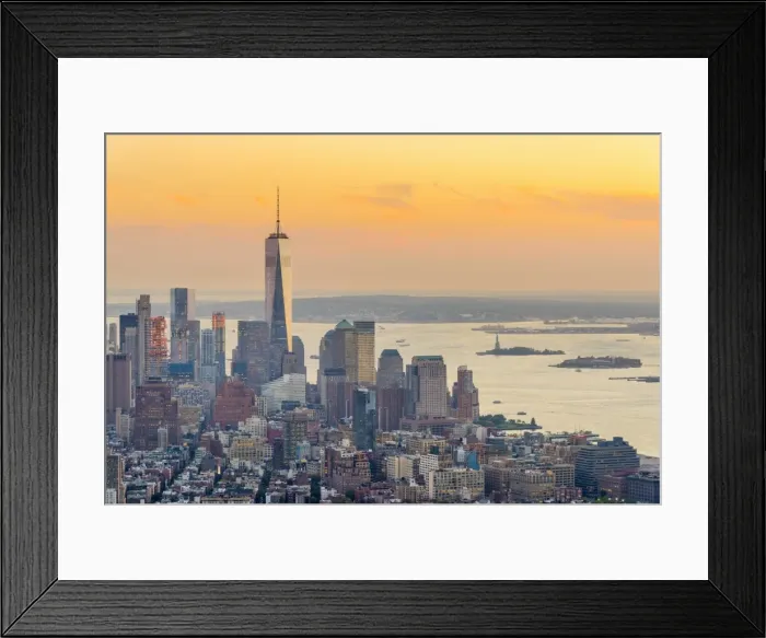 Framed Print : Manhattan, Lower Manhattan and Downtown, World Trade Center, Freedom Tower (One World Trade Center) Framed Print : Manhattan, Lower Manhattan and Downtown, World Trade Center, Freedom Tower (One World Trade Center)