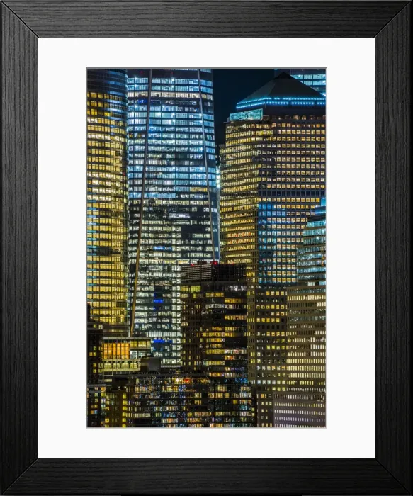 Framed Print : Lower Manhattan including World Trade Center, Freedom Tower, Manhattan, New York Framed Print : Lower Manhattan including World Trade Center, Freedom Tower, Manhattan, New York