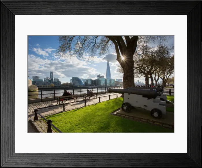 Framed Print : South Bank from Tower of London, London, England, United Kingdom, Europe Framed Print : South Bank from Tower of London, London, England, United Kingdom, Europe
