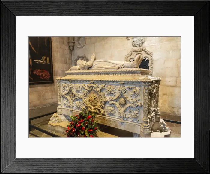 Framed Print : Tomb of Vasco da Gama, Santa Maria Church, Mosteiro dos Jeronimos (Monastery of the Hieronymites) Framed Print : Tomb of Vasco da Gama, Santa Maria Church, Mosteiro dos Jeronimos (Monastery of the Hieronymites)