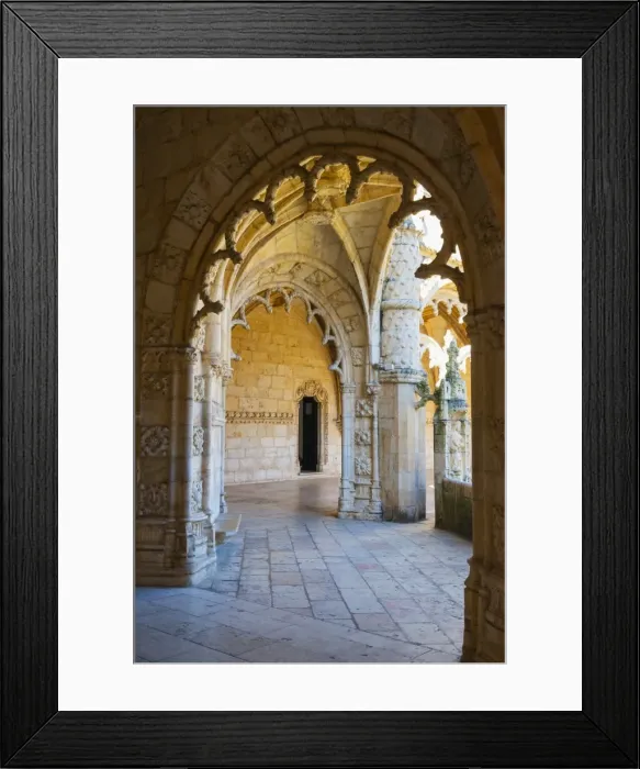 Framed Print : Manueline ornamentation in the cloisters of Mosteiro dos Jeronimos (Monastery of the Hieronymites) Framed Print : Manueline ornamentation in the cloisters of Mosteiro dos Jeronimos (Monastery of the Hieronymites)