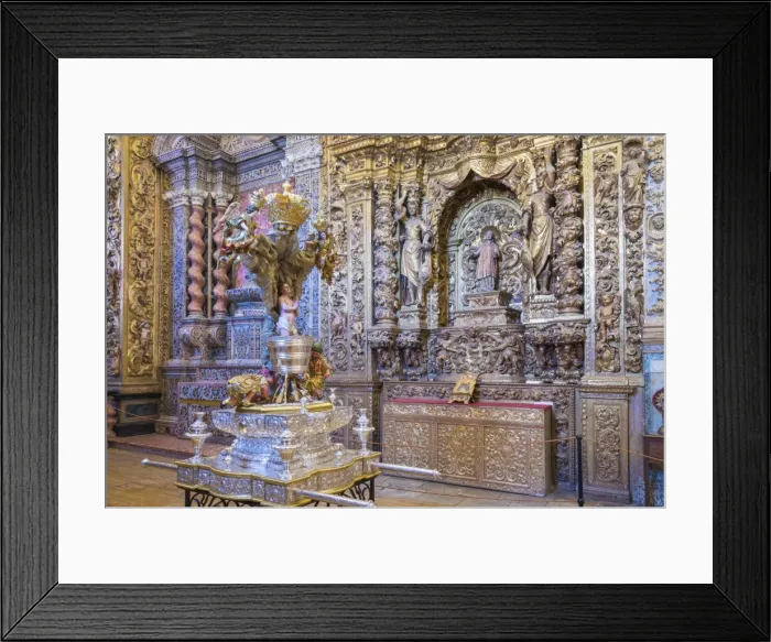 Framed Print : St. John the Evangelist Altar, Convento de Nossa Senhora da Conceicao (Our Lady of Framed Print : St. John the Evangelist Altar, Convento de Nossa Senhora da Conceicao (Our Lady of