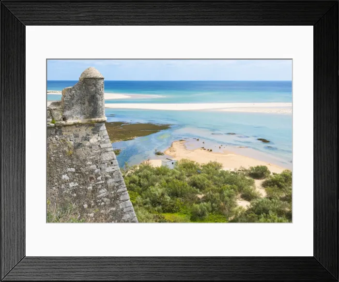 Framed Print : Cacelha Vela and beach, Algarve, Portugal, Europe Framed Print : Cacelha Vela and beach, Algarve, Portugal, Europe
