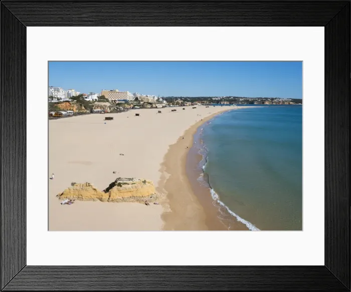 Framed Print : Praia da Rocha, Portimao, Algarve, Portugal, Europe