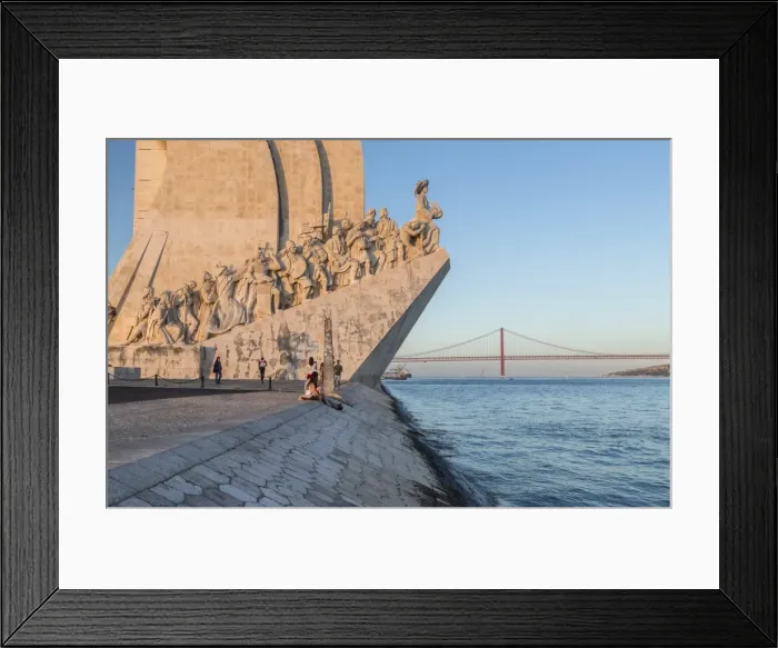 Framed Print : Sunset on the Padrao dos Descobrimentos (Monument to the Discoveries) by the Tagus River Framed Print : Sunset on the Padrao dos Descobrimentos (Monument to the Discoveries) by the Tagus River