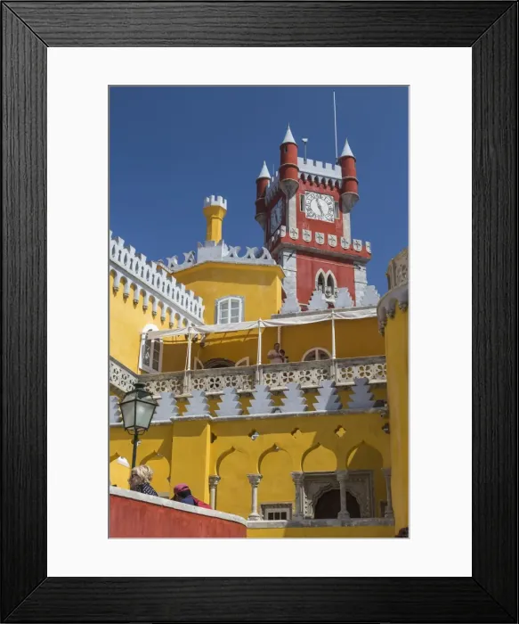 Framed Print : Colors and decoration of the romanticist castle Palacio da Pena, UNESCO World Heritage Site Framed Print : Colors and decoration of the romanticist castle Palacio da Pena, UNESCO World Heritage Site