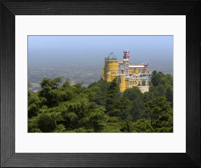 Framed Print : The colorful and decorated castle of Palacio da Pena, UNESCO World Heritage Site Framed Print : The colorful and decorated castle of Palacio da Pena, UNESCO World Heritage Site