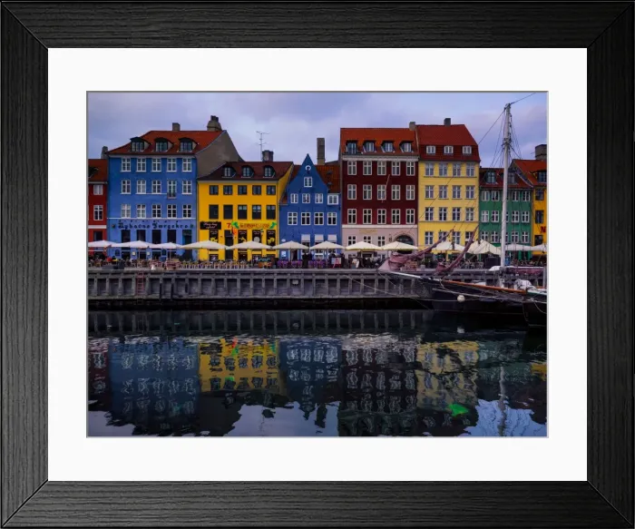 Framed Print : Sunset at Nyhavn, Copenhagen, Denmark, Scandinavia, Europe Framed Print : Sunset at Nyhavn, Copenhagen, Denmark, Scandinavia, Europe