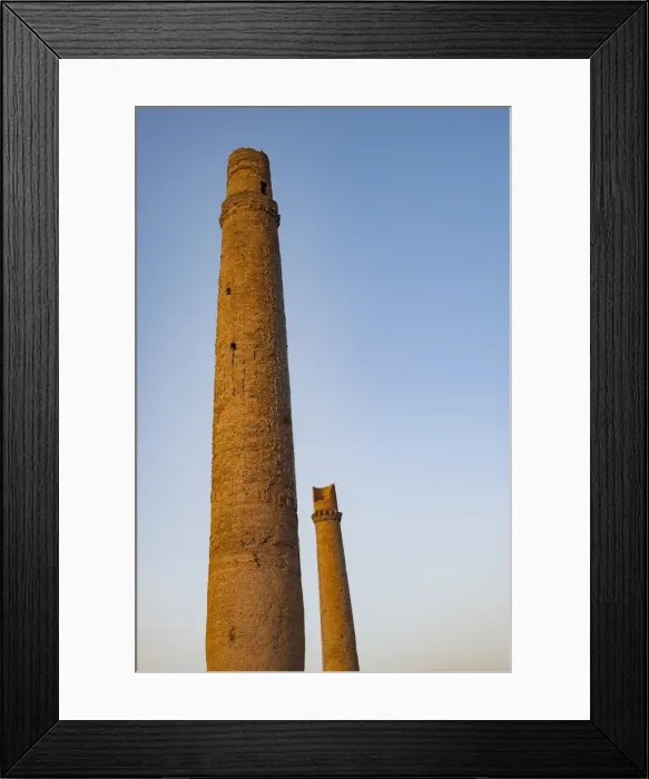 Framed Print : Minarets in Herat, Afghanistan, Asia Framed Print : Minarets in Herat, Afghanistan, Asia