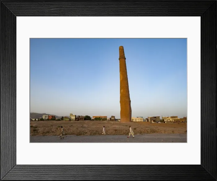 Framed Print : Minaret in Herat, Afghanistan, Asia