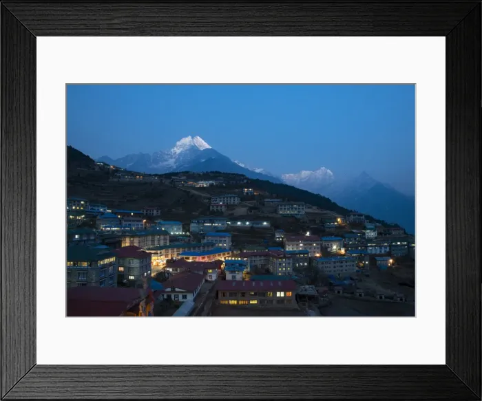 Framed Print : Namche in the Khumbu region, Himalayas, Nepal, Asia Framed Print : Namche in the Khumbu region, Himalayas, Nepal, Asia