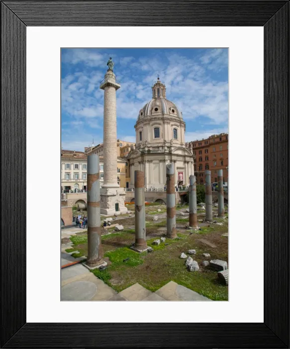 Framed Print : Trajans Column and Forum, Dome of St. Maria di Loreto, UNESCO World Heritage Site Framed Print : Trajans Column and Forum, Dome of St. Maria di Loreto, UNESCO World Heritage Site