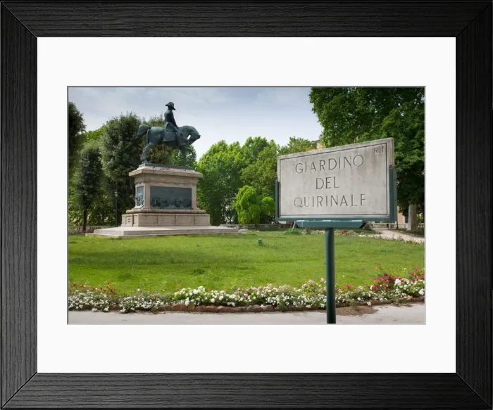 Framed Print : Giardino Del Quirinale Park, Rome, Lazio, Italy, Europe Framed Print : Giardino Del Quirinale Park, Rome, Lazio, Italy, Europe
