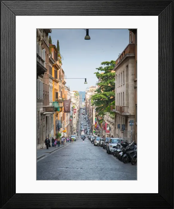 Framed Print : Via Sistina, Rome, Lazio, Latium, Italy, Europe Framed Print : Via Sistina, Rome, Lazio, Latium, Italy, Europe