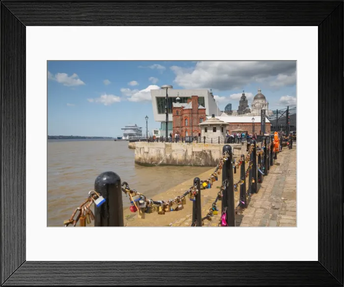 Framed Print : New Ferry Terminal on the Waterfront, Liverpool, Merseyside, England, United Kingdom Framed Print : New Ferry Terminal on the Waterfront, Liverpool, Merseyside, England, United Kingdom