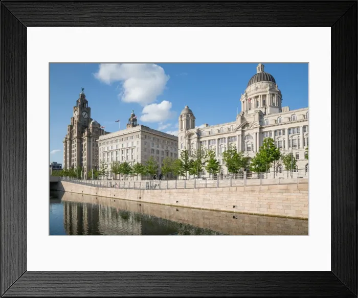 Framed Print : Royal Liver Building, Cunard Building and Port of Liverpool Building, UNESCO World Heritage Site Framed Print : Royal Liver Building, Cunard Building and Port of Liverpool Building, UNESCO World Heritage Site