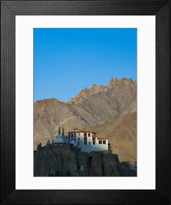 Framed Print : A view of the magnificent 1000-year-old Lamayuru Monastery in the remote region of Framed Print : A view of the magnificent 1000-year-old Lamayuru Monastery in the remote region of