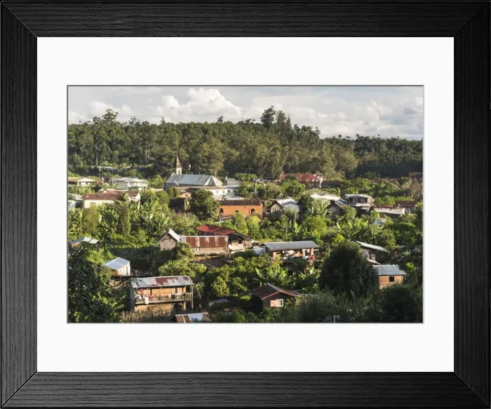 Framed Print : Andasibe Town, Eastern Madagascar, Africa Framed Print : Andasibe Town, Eastern Madagascar, Africa