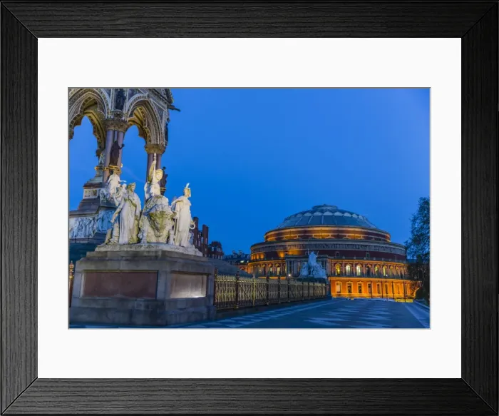 Framed Print : The Albert Memorial in front of the Royal Albert Hall, London, England, United Kingdom Framed Print : The Albert Memorial in front of the Royal Albert Hall, London, England, United Kingdom