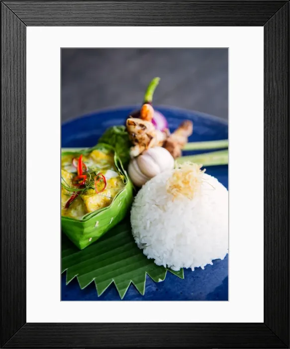 Framed Print : Thai yellow curry, Thailand, Southeast Asia, Asia