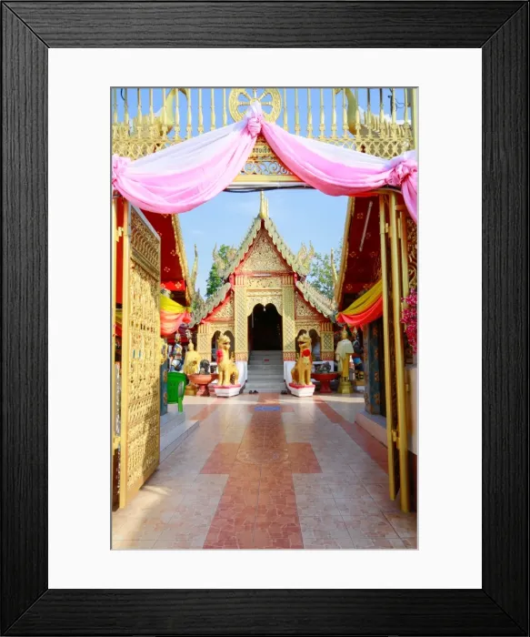 Framed Print : Temple bot at Doi Kham (Wat Phra That Doi Kham) (Temple of the Golden Mountain), Chiang Mai Framed Print : Temple bot at Doi Kham (Wat Phra That Doi Kham) (Temple of the Golden Mountain), Chiang Mai