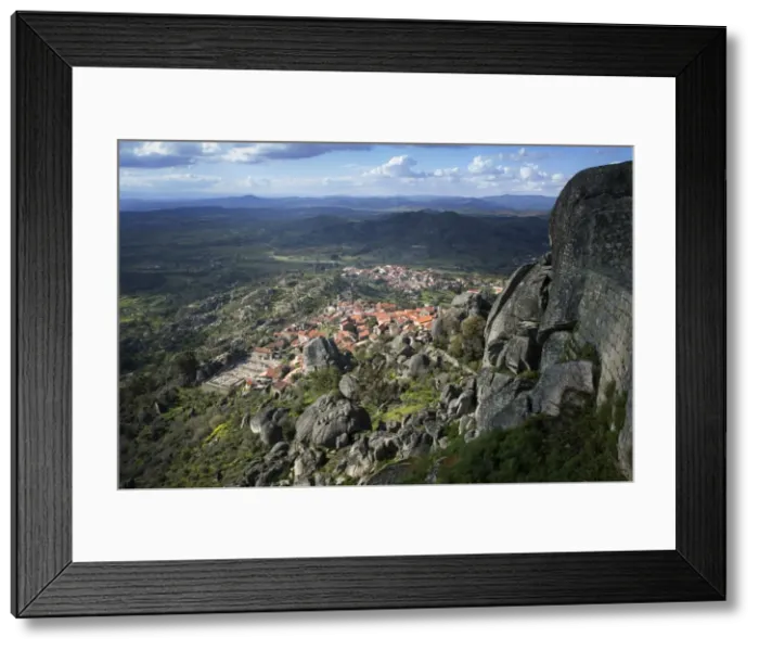 Framed Print : View from the castle of the medieval village of Monsanto in the municipality of Idanha-a-Nova Framed Print : View from the castle of the medieval village of Monsanto in the municipality of Idanha-a-Nova